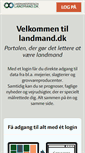Mobile Screenshot of landmand.dk